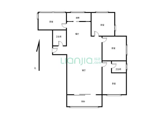 泰地现代城 有证满二可以分期 看房子方便-户型图