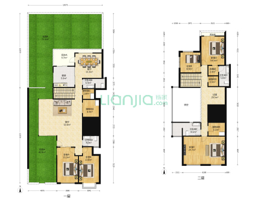 圣莫丽斯花园B区 5室2厅4卫 272平方