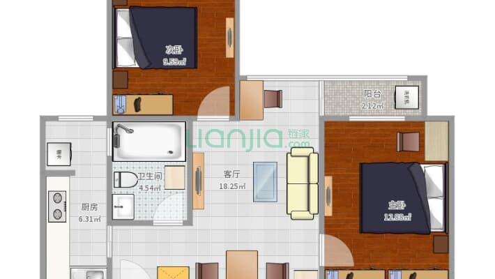 铁路小区二手房实景图