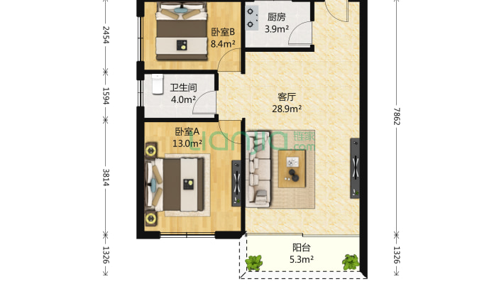 宇峰苑二手房实景图