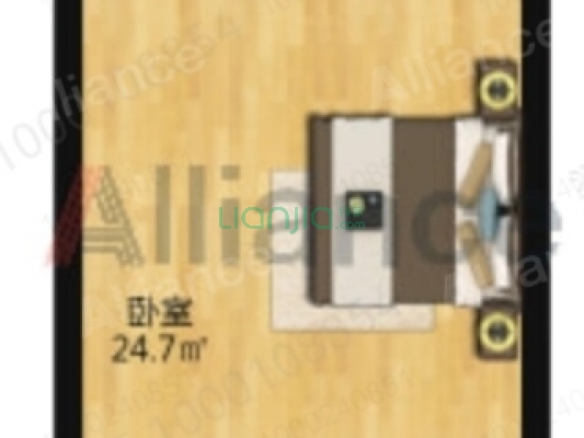 70年产权住宅，房本满二，随时可过户，精装拎包入住-户型图