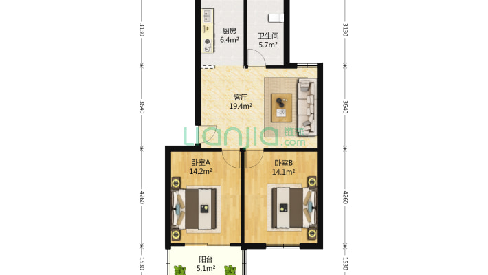 青杉路318弄二手房实景图