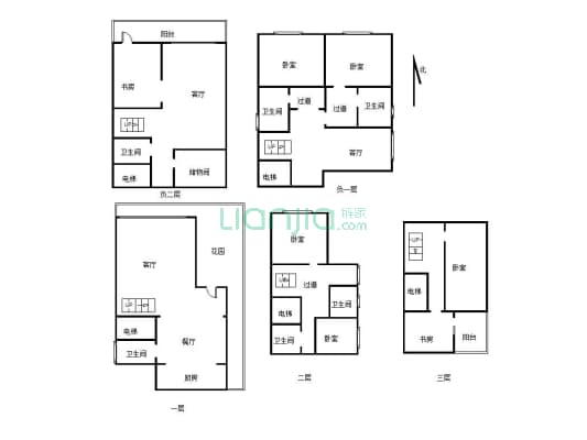 保利茵梦湖临湖别墅精装修视野开阔住家舒适配套成熟-户型图