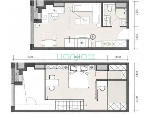 出售 高新区浪潮 loft 可注册公司-户型图