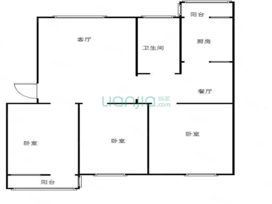 此房满五不唯一，有小房 二康边上，配套齐全-户型图