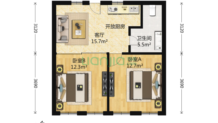 银杨大厦二手房实景图