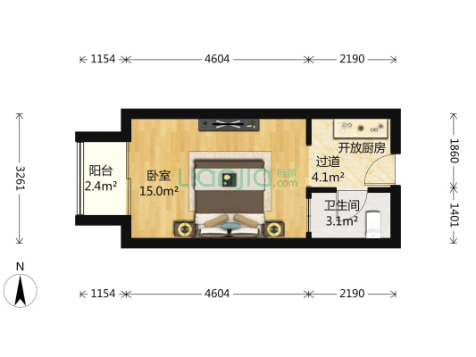 城市山谷三期 小户型 业主诚心出售