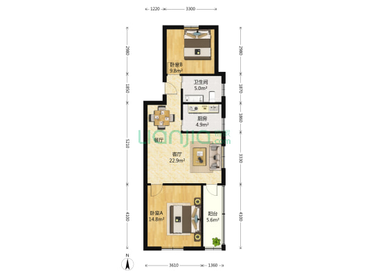 沪松路46号 2室2厅1卫 0平方