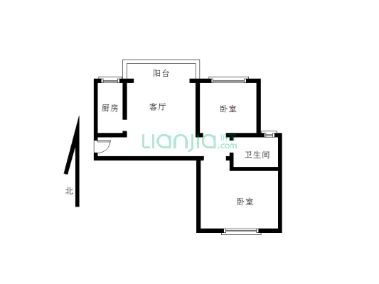 此房源为两套同房型相邻可以一起交易-户型图