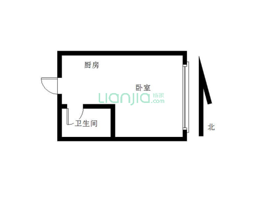 业主着急出售，高层视野好。东户采光好。-户型图