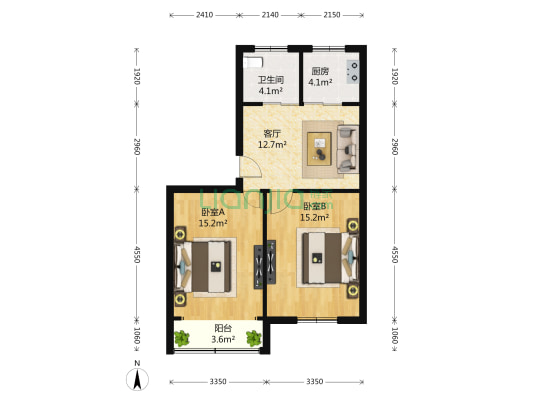 新建西路147号 2室1厅1卫 0平方