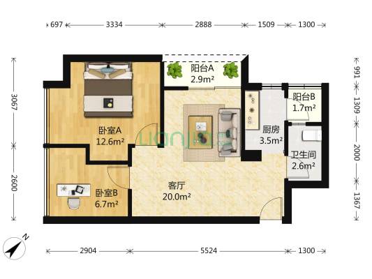 小区门口是地铁站文锦站，大概500米路程到文锦公交站