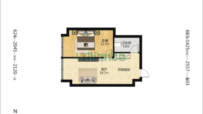 景河大厦二手房实景图