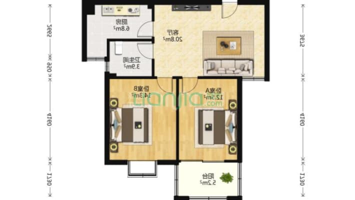 水岸华府二手房实景图