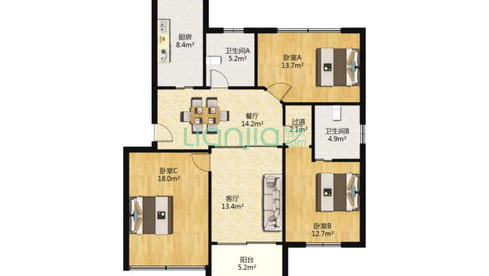 青龙公寓二手房实景图