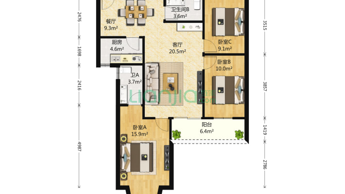 金燕园二手房实景图