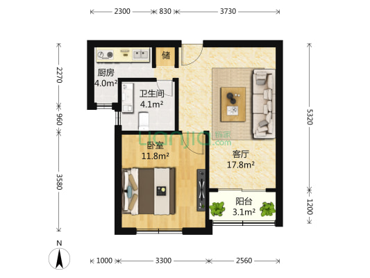 汤巷雅苑 1室1厅1卫 0平方