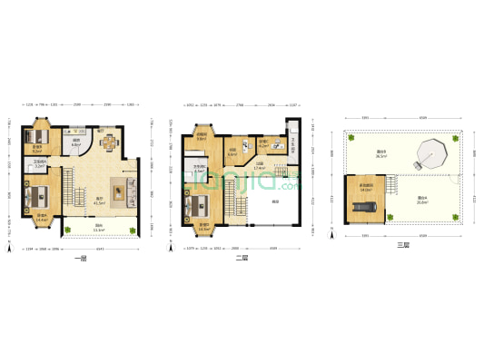 清目花园 6室1厅3卫 165平方
