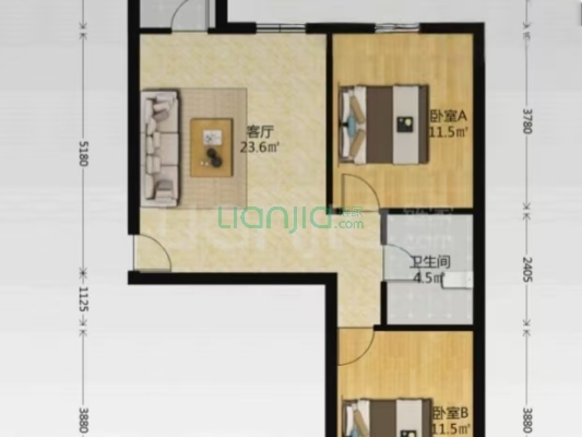 新上好房，交通方便，配套齐全，环境好。-户型图