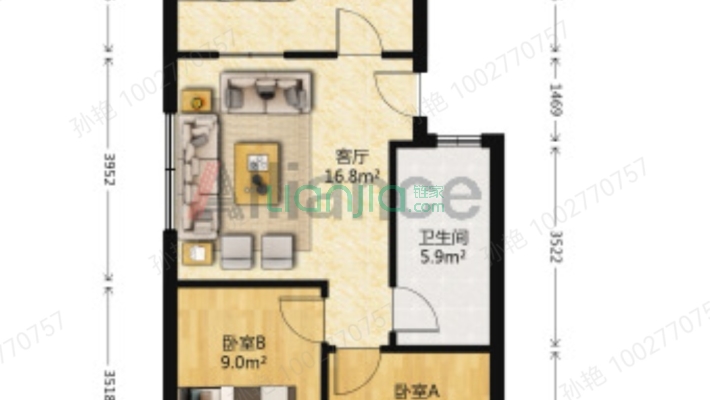 交运六宿舍二手房实景图