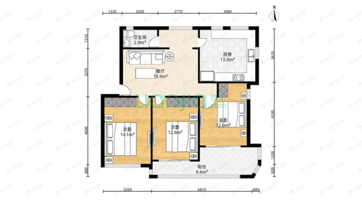 粮油公司宿舍二手房实景图