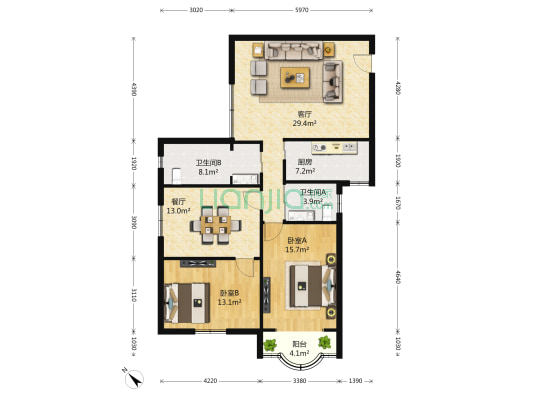 展宏大厦 2室2厅2卫 0平方