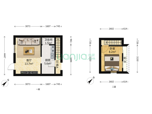 九条巷 1室1厅1卫 30平方