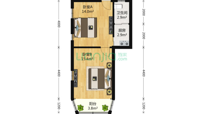 鲁班大楼二手房实景图