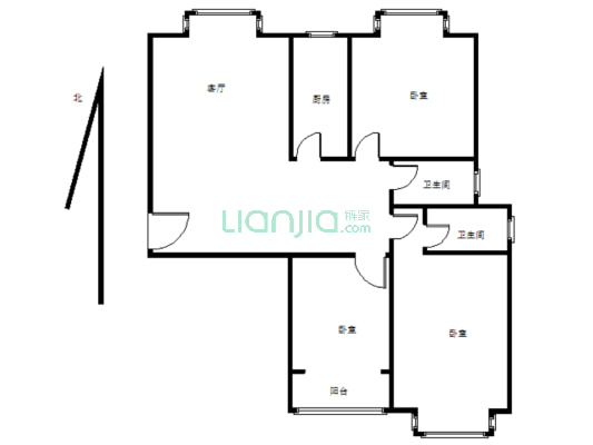法姬娜欧洲城，电梯房，中间楼层，进出方便-户型图