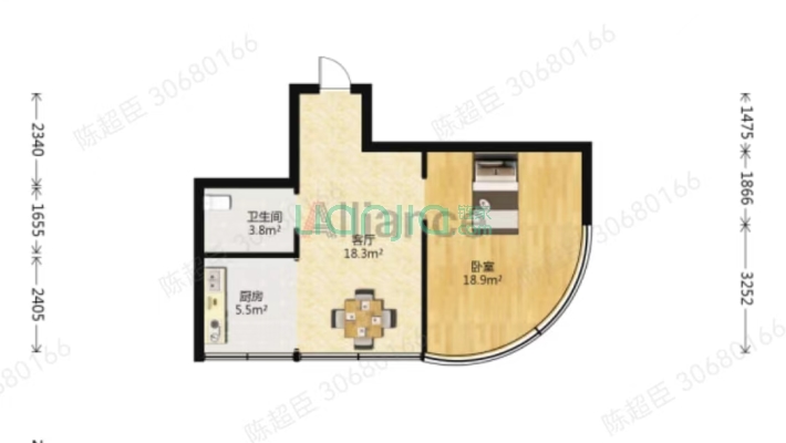 东方公寓(婺城区)二手房实景图