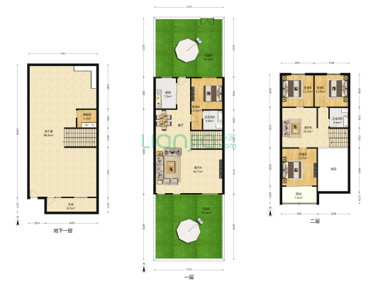 狮山御园 4室2厅2卫 331平方