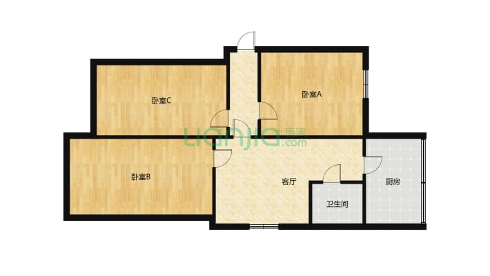 郊区文教局二手房实景图