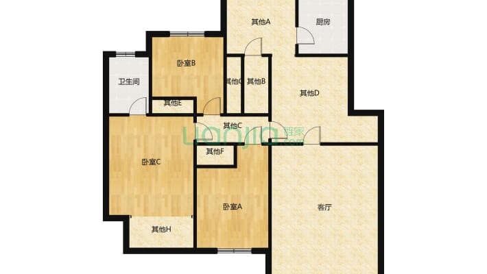 建委甲区宿舍二手房实景图