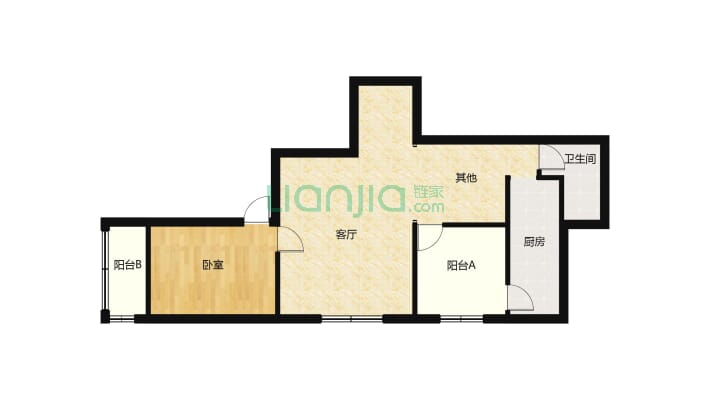 北桥山景苑二手房实景图