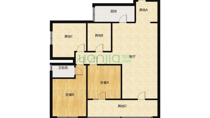 民航古北公寓二手房实景图