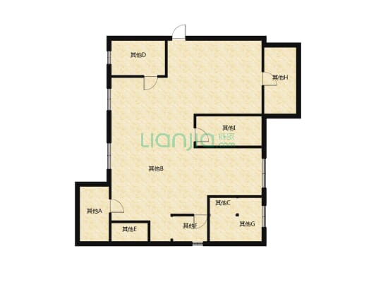 珠晖区地段繁华，宽敞4居室，户型紧凑，价格实惠-户型图
