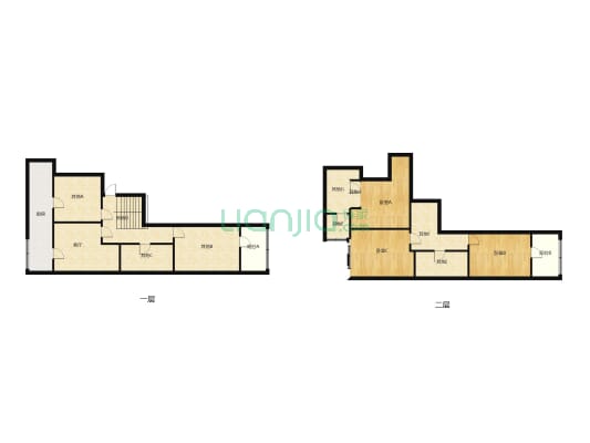 毕加索 复式楼 家具家电齐全 支持按揭-户型图