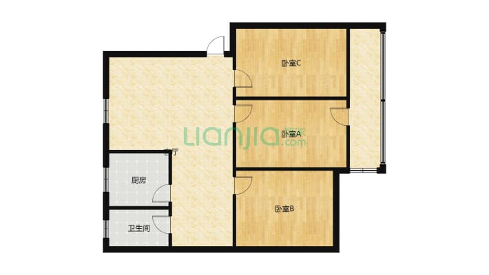 196号家属院二手房实景图