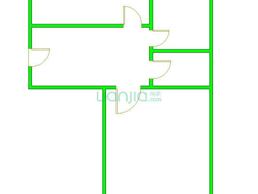 采光好，集中供暖，简装，满五唯一，看房方便-户型图