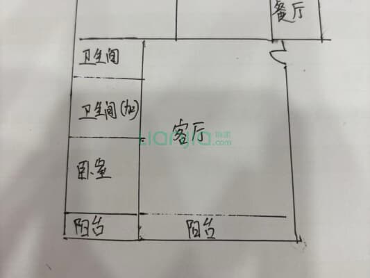 户型方正   房子格局合理采光全天-户型图