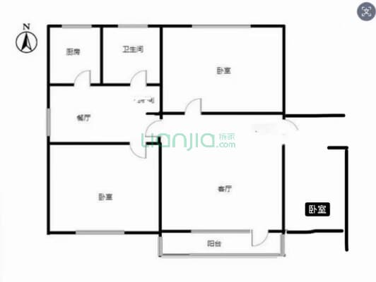 物探9号院  集中供暖  物探社区-户型图