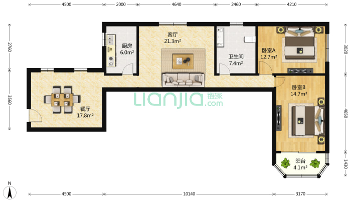 望江苑二手房实景图