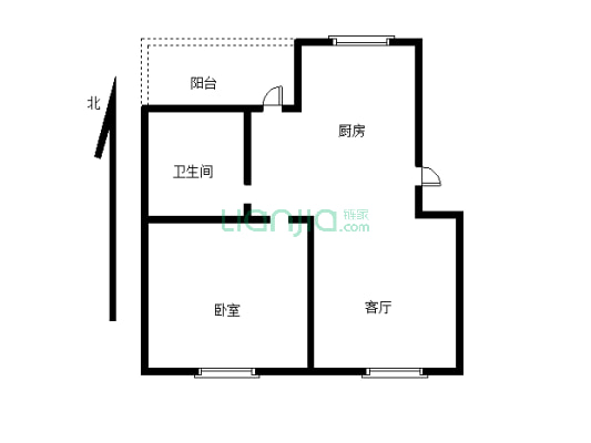 河西六拖七  房证面积107平  三室跃层户型-户型图
