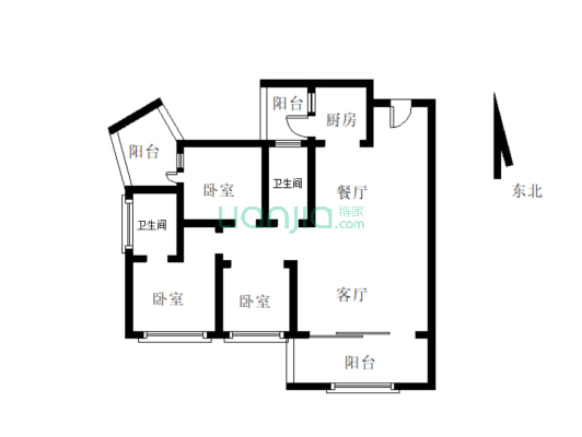 房东急售，室内高6米  低的也有5.1米高-户型图