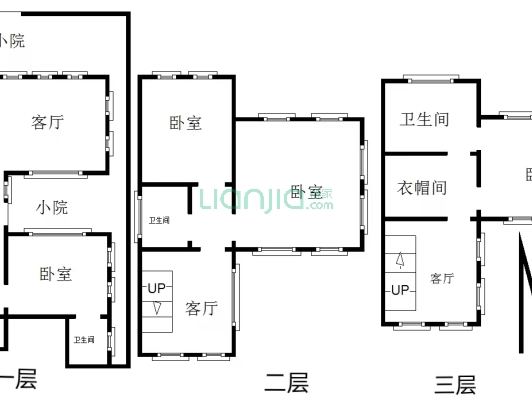 爱丁堡别墅 临湖 双车位 大院子+-户型图