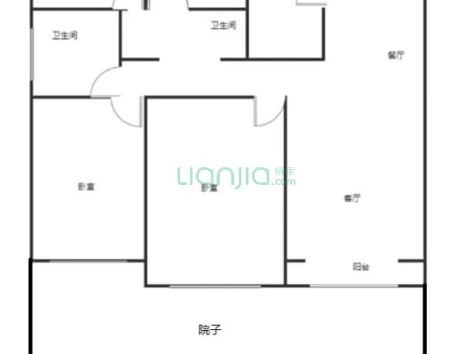 此房是下跃户型 房本满二 着急出售-户型图