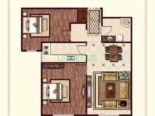 人车分流小区，车位充足，入住率高，环境很好-户型图