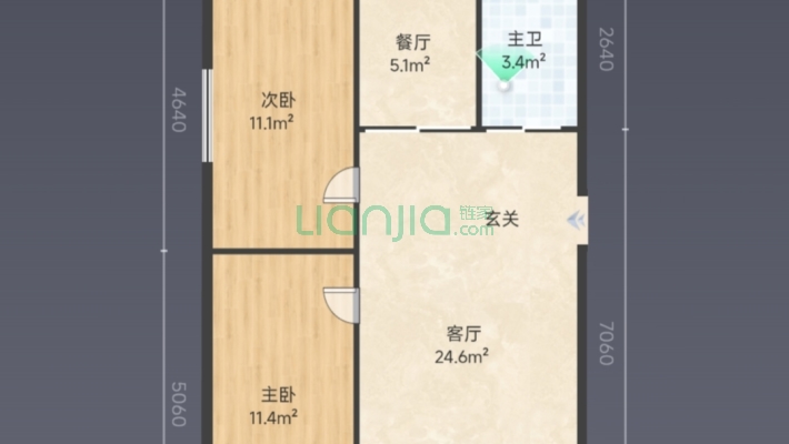 农机宿舍二手房实景图