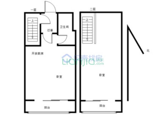 东海泰禾广场 复式 空间大 采光好