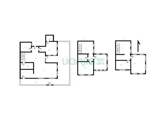 京都颐和城 上下三层业主急售 毛坯房-户型图